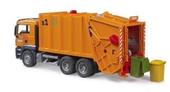 BRUDER 3760 Oranžové AUTO MAN TGS POPELÁŘ
