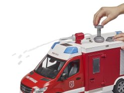 BRUDER 2680 Mercedes-Benz hasičský vůz s vodním dělem, čerpadlem, majákem