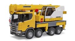 BRUDER 3571 Autojeřáb Scania Super 560R Liebherr se světelným a zvukovým modulem