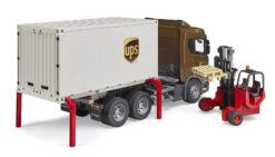 BRUDER 3582 Nákladní auto Scania Super 560R UPS - kontejner, vozík
