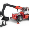 BRUDER 2129 Manitou MRT 2150 teleskopický nakladač s příslušenstvím