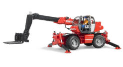 BRUDER 2129 Manitou MRT 2150 teleskopický nakladač s příslušenstvím