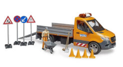 BRUDER 2677 MB Sprinter Silničáři s figurkou a příslušenstvím
