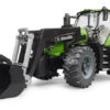 BRUDER 3161 Traktor Deutz-Fahr 8280 TTV s čelním nakladačem