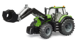 BRUDER 3161 Traktor Deutz-Fahr 8280 TTV s čelním nakladačem