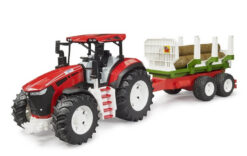 BRUDER 3453 ROADMAX Traktor s přívěsem a kládami