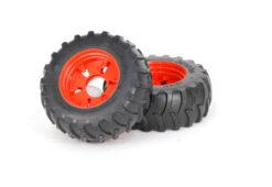 BRUDER 44140 Náhradní díl - Přední kola pro Claas Jaguar 980