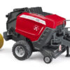 BRUDER 2039 Lis na kulaté balíky Massey Ferguson RB 4180V
