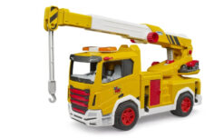 BRUDER 3471 Nákladní žlutý jeřáb ROADMAX