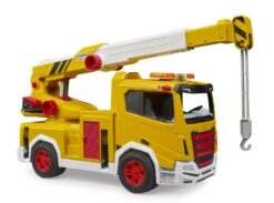 BRUDER 3471 Nákladní žlutý jeřáb ROADMAX