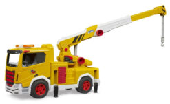 BRUDER 3471 Nákladní žlutý jeřáb ROADMAX