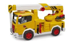 BRUDER 3471 Nákladní žlutý jeřáb ROADMAX